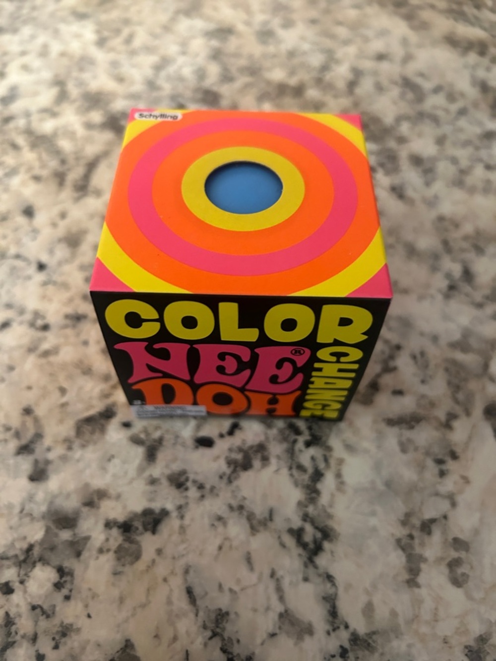 Needoh Color Change Ball Blue Schylling Squishy Fidget Nee Doh Toy